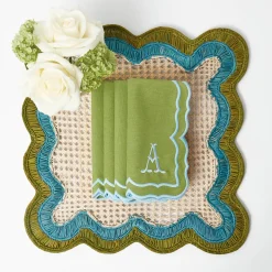 Summer Table Linen | Placemats<Mrs. Alice Aurora Woven Placemats (Set of 4)