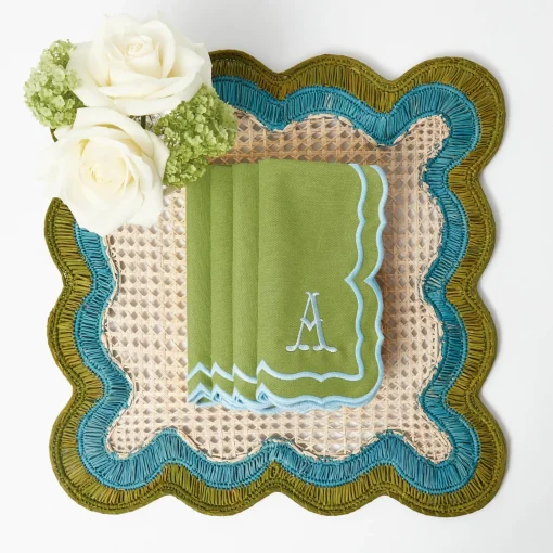 Summer Table Linen | Placemats<Mrs. Alice Aurora Woven Placemats (Set of 4)