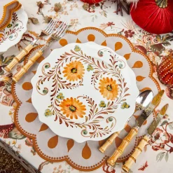 Dinner Plates | Crockery Sets<Mrs. Alice Autumn Flowers Dinner Plates (Set of 4)