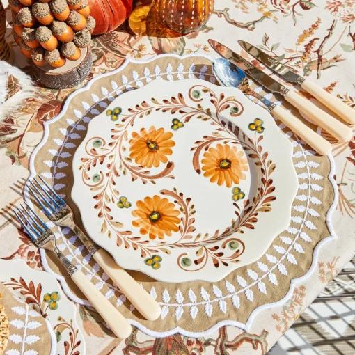 Dinner Plates<Mrs. Alice Autumn Flowers Dinner Plate
