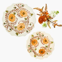 Starter Plates<Mrs. Alice Autumn Flowers Starter Plate