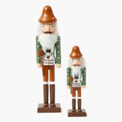 Autumn Decorations<Mrs. Alice Autumnal Gnome Nutcracker (Pair) - 38cm