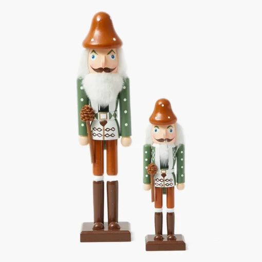 Autumn Decorations<Mrs. Alice Autumnal Gnome Nutcracker (Pair) - 38cm