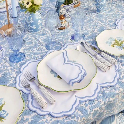 Tablecloths | For Her<Mrs. Alice Azure Pheasant Tablecloth