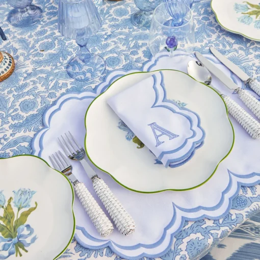 Tablecloths | For Her<Mrs. Alice Azure Pheasant Tablecloth