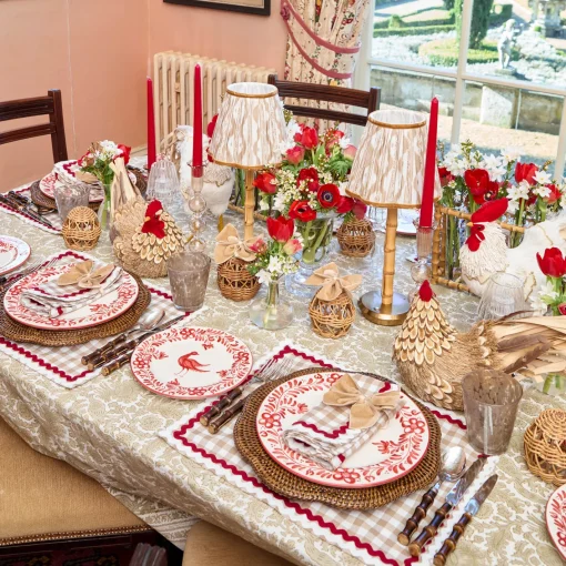 Candles<Mrs. Alice Berry Red Candles (Set of 8)