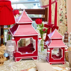 Year-round Decorations | Spring Decorations<Mrs. Alice Berry Red Pagoda Lantern