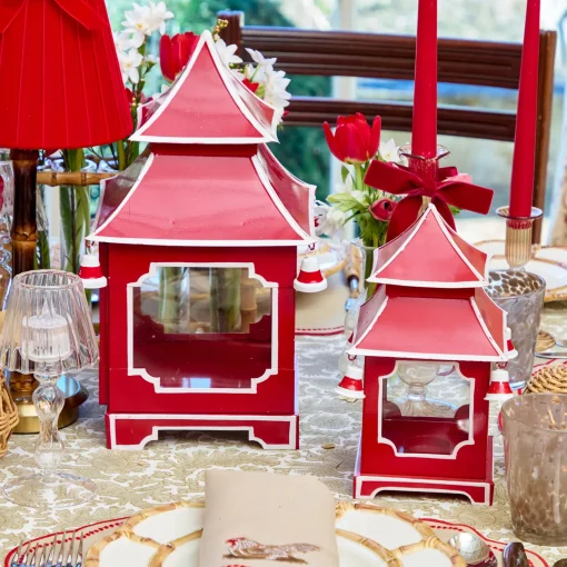 Year-round Decorations | Spring Decorations<Mrs. Alice Berry Red Pagoda Lantern