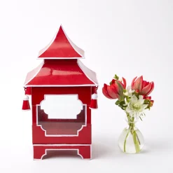 Year-round Decorations | Spring Decorations<Mrs. Alice Berry Red Pagoda Lantern