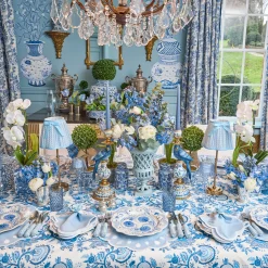 Napkins | Mrs. Alice Monogram<Mrs. Alice Bettina Blue & White Napkins (Set of 4)