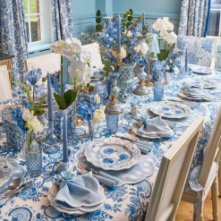 Placemats<Mrs. Alice Bettina Blue & White Placemats (Set of 4)