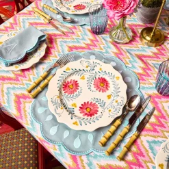 Summer Table Linen | Placemats<Mrs. Alice Bettina Blue Placemats (Set of 4)