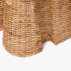 Furniture | Furniture<Mrs. Alice Bettina Box Pleated Rattan Console Table