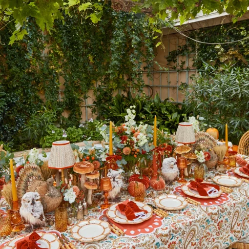 Table Linen Sets | Mrs. Alice Monogram<Mrs. Alice Bettina Burnt Orange Placemats & Napkins (Set of 4)