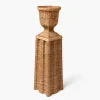 Vases | Vases & Planters<Mrs. Alice Bettina Rattan Urn & Pedestal