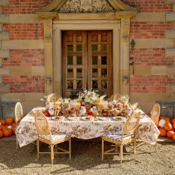 Placemats<Mrs. Alice Bettina Taupe & Mustard Placemats (Set of 4)