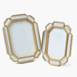 For Her | For The Homemaker<Mrs. Alice Beveled Edge Mirror Photo Frames (Set of 2)