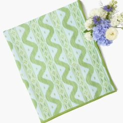 Summer Table Linen | Tablecloths<Mrs. Alice Blue & Green Ikat Tablecloth