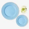 Summer Crockery | Starter Plates<Mrs. Alice Blue Basketweave Starter Plate