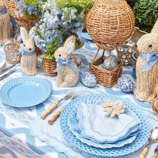 Summer Crockery | Starter Plates<Mrs. Alice Blue Basketweave Starter Plate