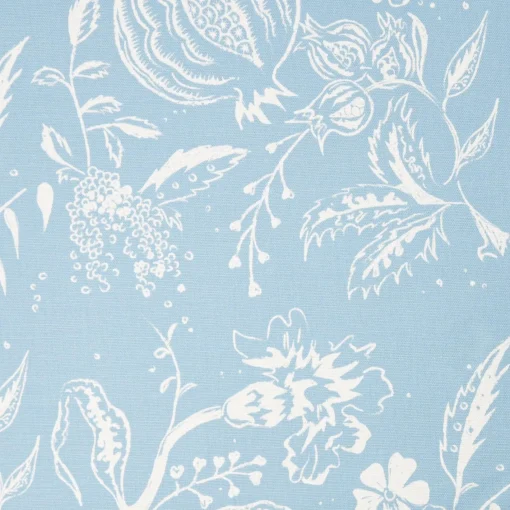 Serena Fresson Fabrics<Mrs. Alice Blue Chelsea Square Fabric