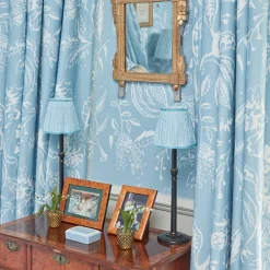 Serena Fresson Fabrics<Mrs. Alice Blue Chelsea Square Fabric