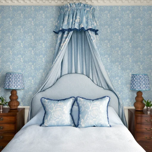 Serena Fresson Wallpapers<Mrs. Alice Blue Chelsea Square Wallpaper