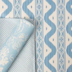 Serena Fresson Wallpapers<Mrs. Alice Blue Chelsea Square Wallpaper