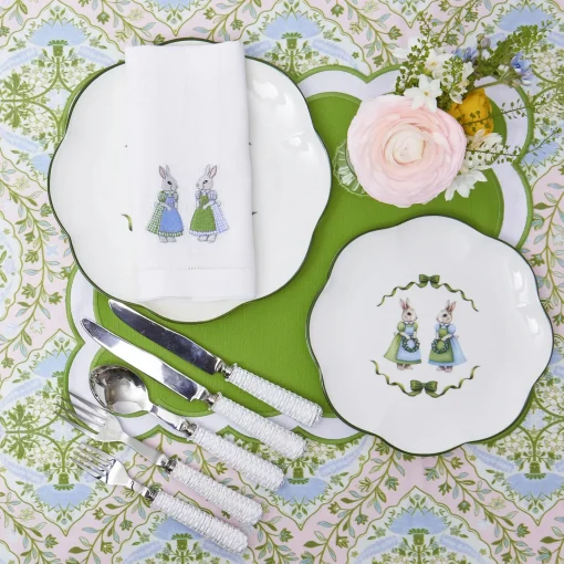 Starter Plates<Mrs. Alice Blue Cottontail Bunny Starter Plate