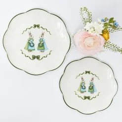 Starter Plates<Mrs. Alice Blue Cottontail Bunny Starter Plate