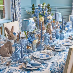 Crockery Sets<Mrs. Alice Blue Flowers Dinner & Starter Plates (Set of 8)