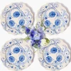 Dinner Plates | Crockery Sets<Mrs. Alice Blue Flowers Dinner Plates (Set of 4)