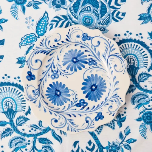 Dinner Plates<Mrs. Alice Blue Flowers Dinner Plate