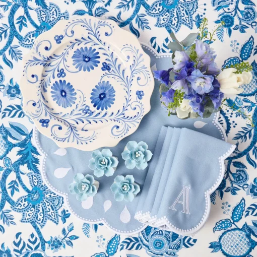 Dinner Plates<Mrs. Alice Blue Flowers Dinner Plate