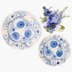 Starter Plates<Mrs. Alice Blue Flowers Starter Plate