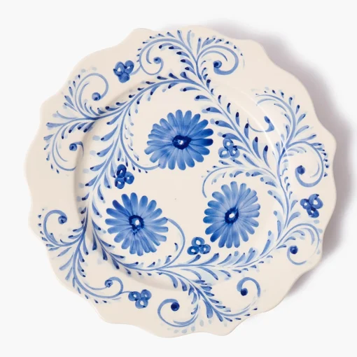 Starter Plates<Mrs. Alice Blue Flowers Starter Plate