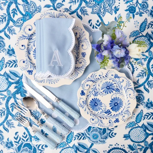 Starter Plates<Mrs. Alice Blue Flowers Starter Plate