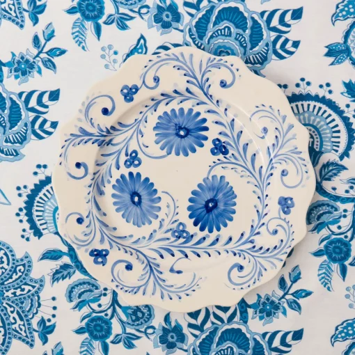Starter Plates<Mrs. Alice Blue Flowers Starter Plate