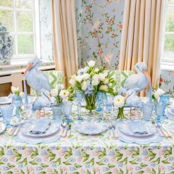 Glasses<Mrs. Alice Blue Fluted Wine Glasses (Set of 4)