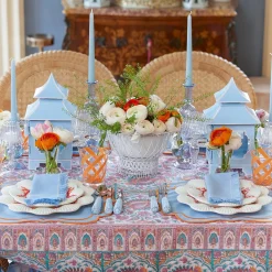 Napkins | Mrs. Alice Monogram<Mrs. Alice Blue Fringe Napkins (Set of 4)