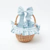 Spring Decorations<Mrs. Alice Blue Gingham Basket