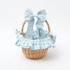 Spring Decorations<Mrs. Alice Blue Gingham Basket