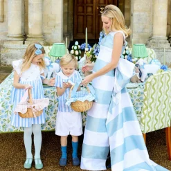 Spring Decorations<Mrs. Alice Blue Gingham Basket