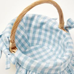Spring Decorations<Mrs. Alice Blue Gingham Basket