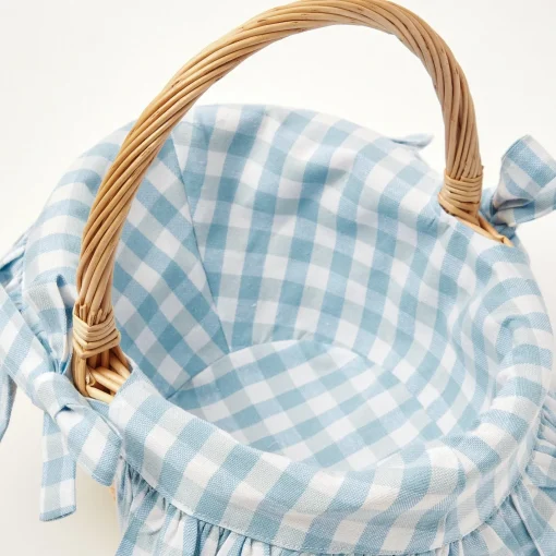 Spring Decorations<Mrs. Alice Blue Gingham Basket
