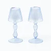 Summer Candleware | Candle Holders<Mrs. Alice Blue Glass Lantern Tea Light Holder (Pair) - 18 cm