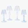 Summer Candleware | Candle Holders<Mrs. Alice Blue Glass Lantern Tea Light Holder Set