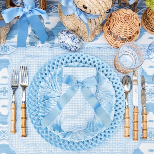 Napkin Rings & Bows<Mrs. Alice Blue Grosgrain Bow - 20cm (Set of 4)