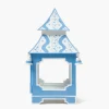 Summer Candleware | Pagodas & Lanterns<Mrs. Alice Blue Ikat Pagoda Lantern