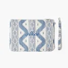 Mrs. Alice Tote Bags | Mrs. Alice Monogram<Mrs. Alice Blue Ikat Pochette